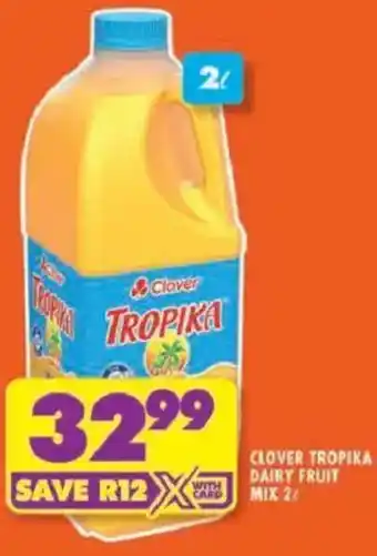 Shoprite Clover tropika dairy fruit mix offer