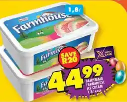 Shoprite Dairymaid farmhouse ice cream offer