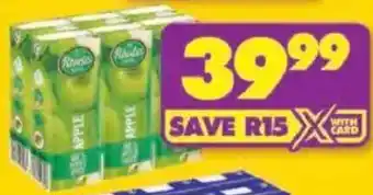 Shoprite Rhodes 100% fruit juice blend offer