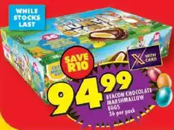 Shoprite Beacon chocolate marshmallow eggs offer