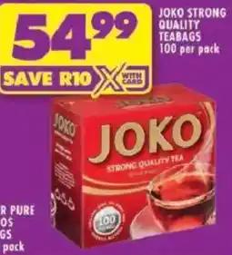 Shoprite Joko strong quality teabags offer