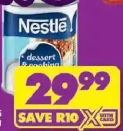 Shoprite Nestle dessert & cooking cream offer