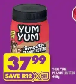 Shoprite Yum yum peanut butter offer
