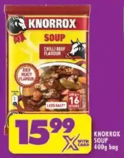 Shoprite Knorrox soup offer