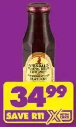 Shoprite Mrs ball's chutney offer