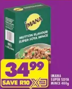 Shoprite Imana super soya mince offer