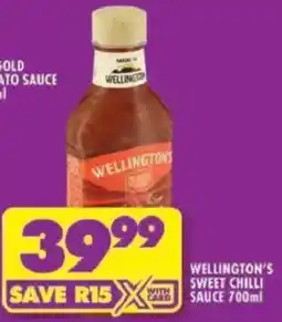 Shoprite Wellington's sweet chilli sauce offer