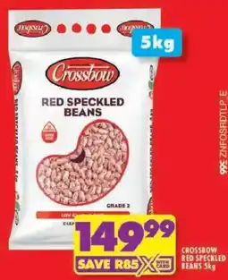 Shoprite Crossbow red speckled beans offer