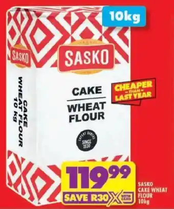 Shoprite Sasko cake wheat flour offer