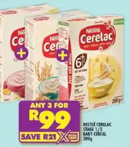Shoprite Nestlé cerelac stage 1/2 baby cereal offer