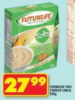 Shoprite Futurelife tots toddler cereal offer