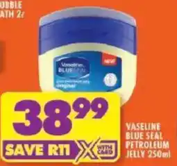 Shoprite Vaseline blue seal petroleum jelly offer