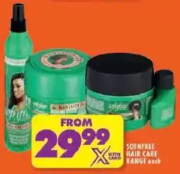 Shoprite Sofnfree with hair care range offer