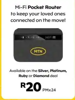 MTN Mi-Fi Pocket Router offer