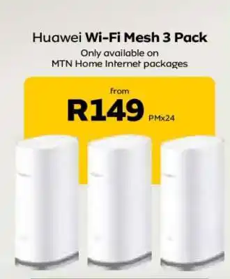 MTN Huawei Wi-Fi Mesh 3 Pack offer