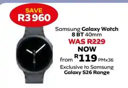 MTN Samsung Galaxy Watch 8 BT 40mm offer