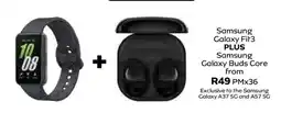 MTN Samsung Galaxy Fit3 PLUS Samsung Galaxy Buds Core offer