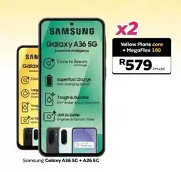 MTN Samsung Galaxy A36 5G + A26 5G offer