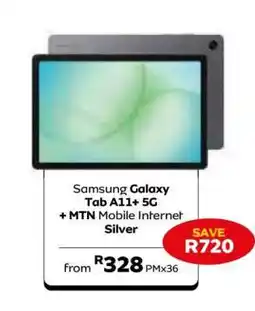 MTN Samsung Galaxy Tab A11+ 5G + MTN Mobile Internet offer