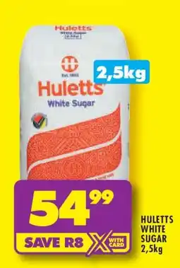 Shoprite Huletts White Sugar 2.5kg offer