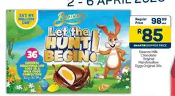 Pick n Pay Beacon Milk Chocolate Original Marshmallow Eggs Original 36s offer