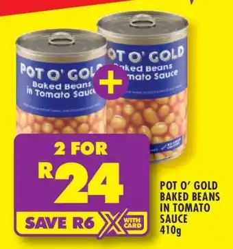 Shoprite POT O' GOLD Baked Beans in Tomato Sauce offer