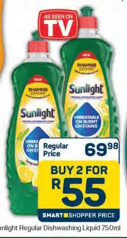 Pick n Pay Sunlight Regular Dishwashing Liquid 750ml offer