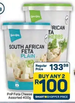 Pick n Pay Hypermarket PnP Feta Cheese Assorted 400g offer