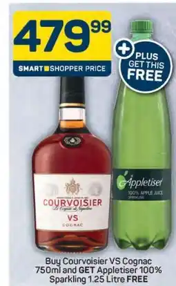 Pick n Pay Hypermarket Courvoisier VS Cognac 750ml + Appletiser 1.25L offer