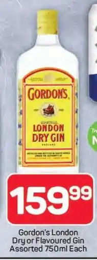 Pick n Pay Hypermarket Gordon's London Dry or Flavoured Gin offer