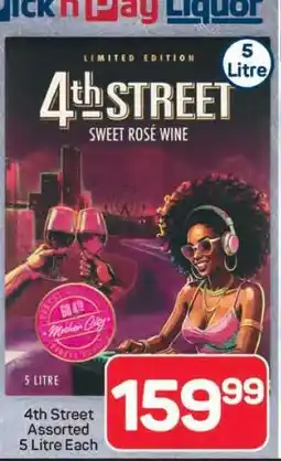 Pick n Pay Hypermarket 4th Street Sweet Rosé Wine offer
