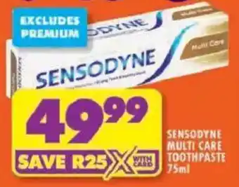 Shoprite Sensodyne multi care toothpaste offer