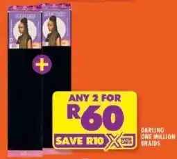 Shoprite Darling one million braids offer