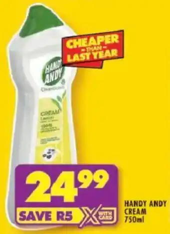 Shoprite Handy andy cream offer