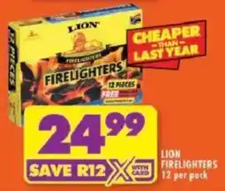 Shoprite Lion firelighters offer