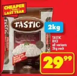 Shoprite Tastic Rice offer