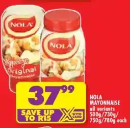 Shoprite Nola Mayonnaise offer