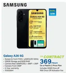 Incredible Connection Samsung Galaxy A26 5G offer
