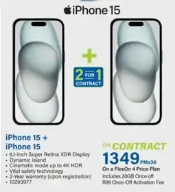 Incredible Connection iPhone 15 offer