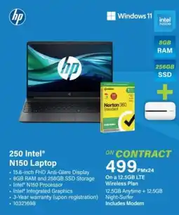 Incredible Connection Hp 250 Intel N150 Laptop offer