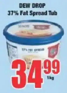Boxer Dew Drop 37% Fat Spread Tub offer
