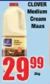 Boxer Clover Medium Cream Maas offer