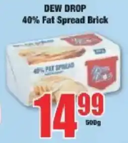 Boxer Dew Drop 40% Fat Spread Brick offer