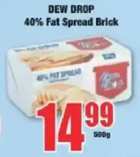 Boxer Dew Drop 40% Fat Spread Brick offer