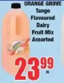 Boxer Orange Grove Tango Flavoured Dairy Fruit Mix Assorted offer