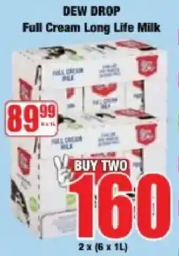 Boxer Dew Drop Full Cream Long Life Milk offer