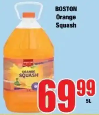 Boxer Boston Orange Squash offer
