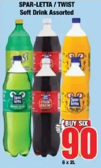 Boxer Spar-letta/ Twist Soft Drink Assorted offer