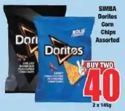 Boxer Simba Doritos Corn Chips Assorted offer
