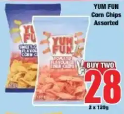Boxer Yum Fun Corn Chips Assorted offer